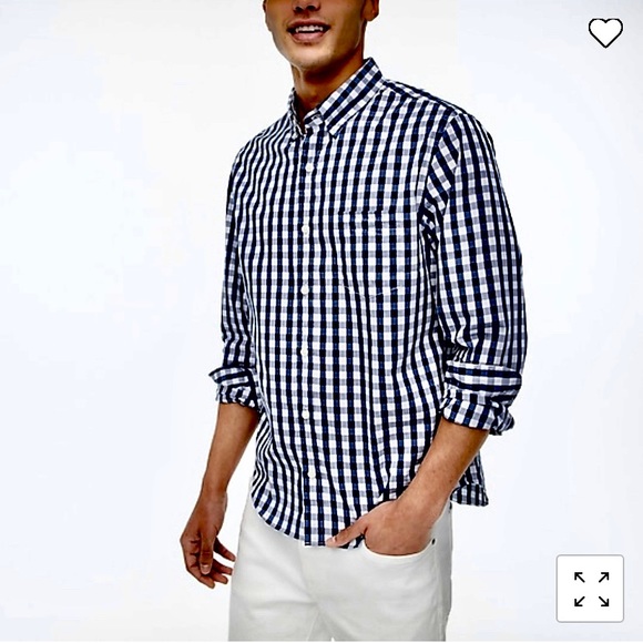 Men’s J. Crew size small slim untucked Oxford long sleeve button down shirt - Picture 1 of 6
